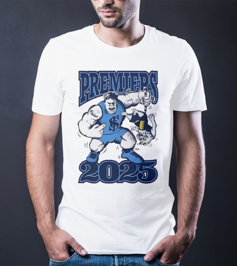 Sturt Football Club Premiers 2025 Mascot Victory Image T-Shirt