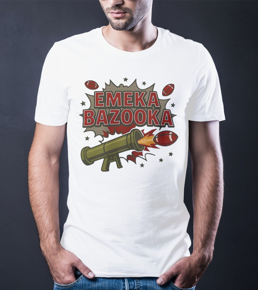 Tampa Bay Buccaneers Emeka Bazooka Football Blast T-Shirt