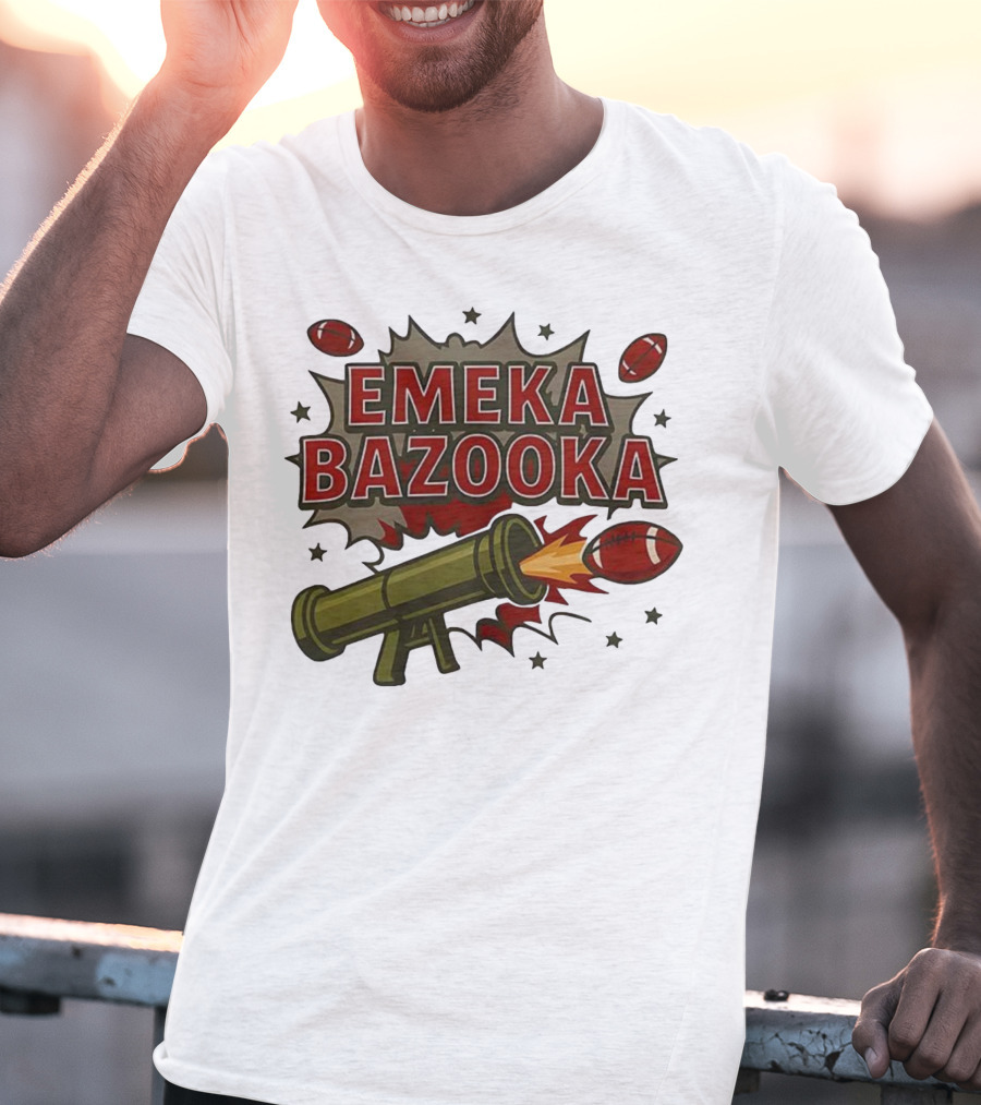 Tampa Bay Buccaneers Emeka Bazooka Football Blast T-Shirt
