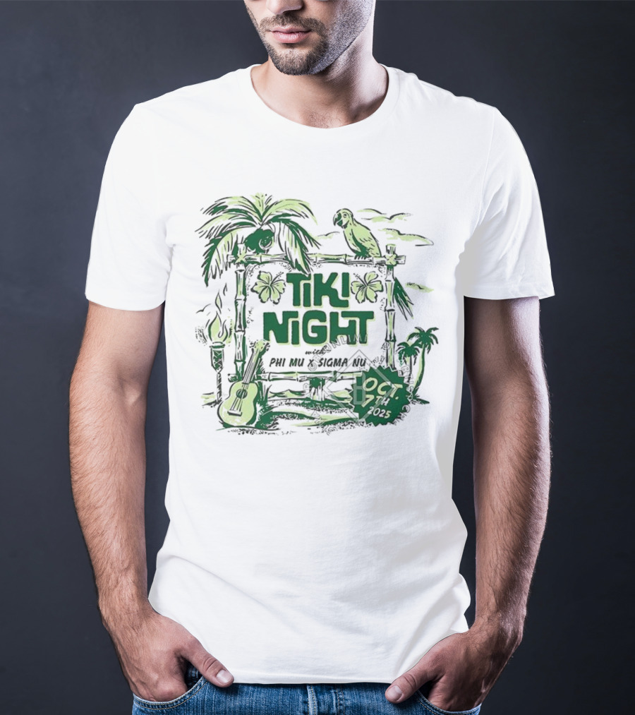 University Of Mississippi Phi Mu Tiki Night Oct 17 2015 T-Shirt