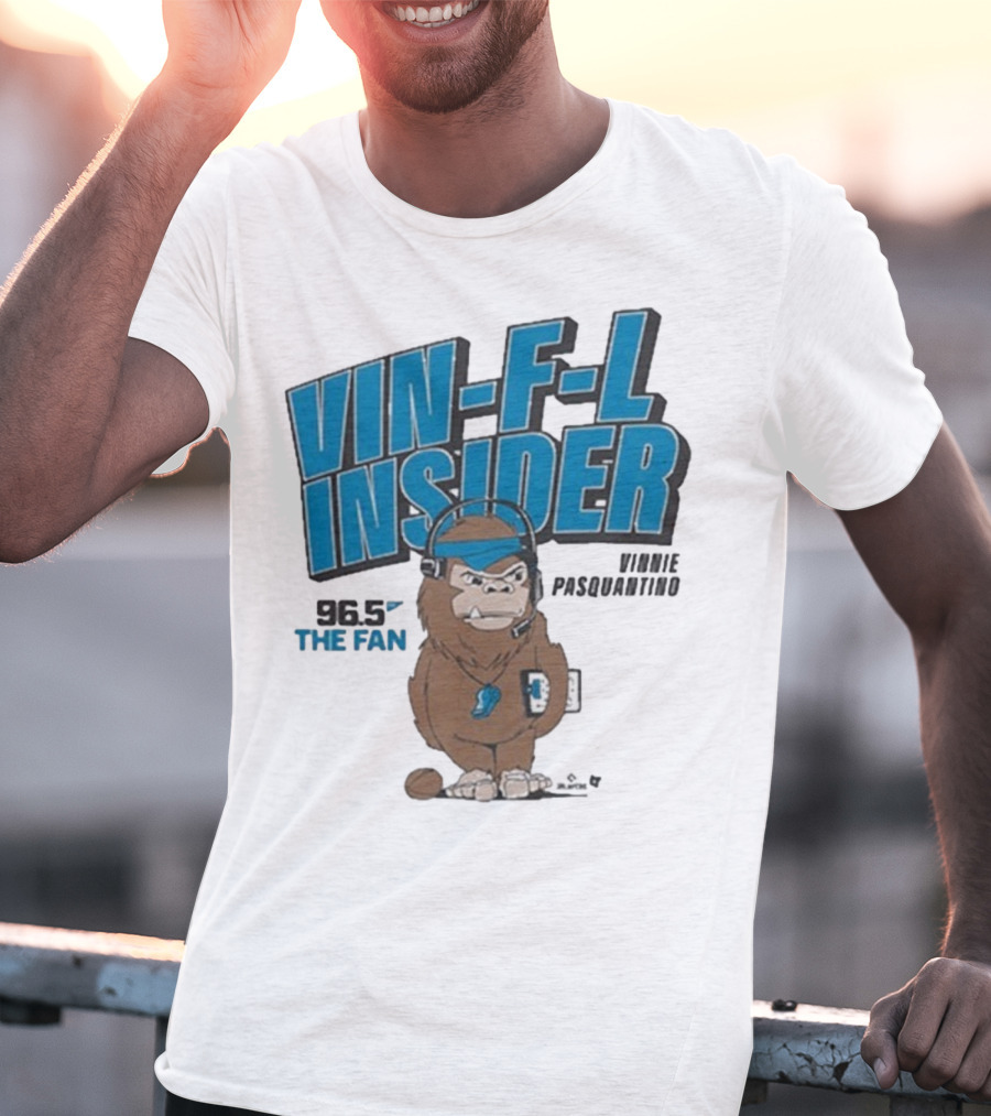 Vin-F-L Insider Vinnie Pasquantino 96.5 The Fan T-Shirt