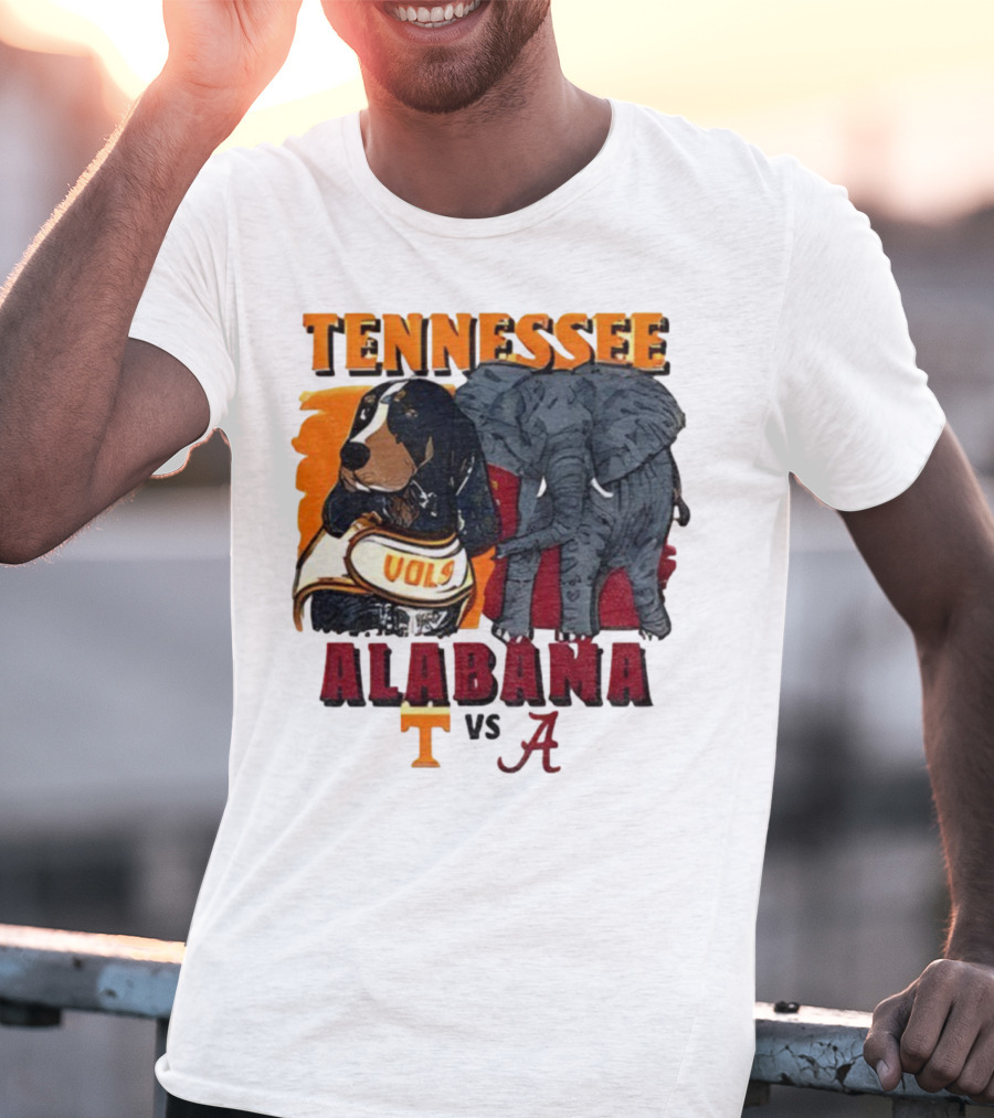 Tennessee Alabama Vols Vs Crimson Tide Mascots Third Saturday October 18 2025 T-Shirt