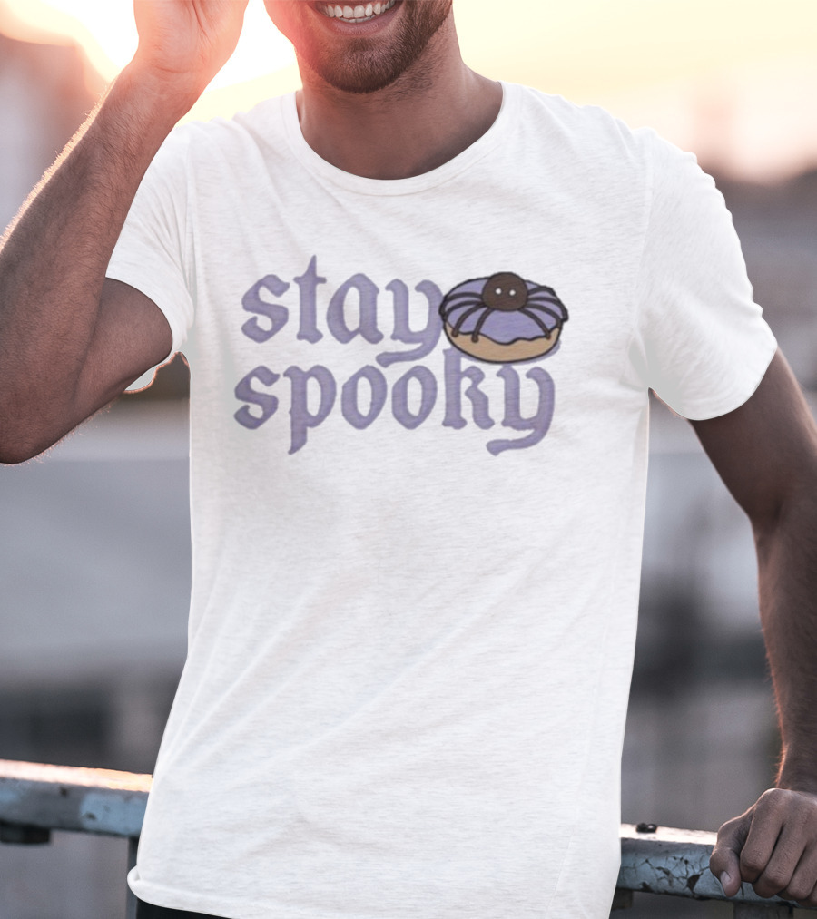 Stay Spooky Dunkin’ Donuts Halloween Donut Design T-Shirt