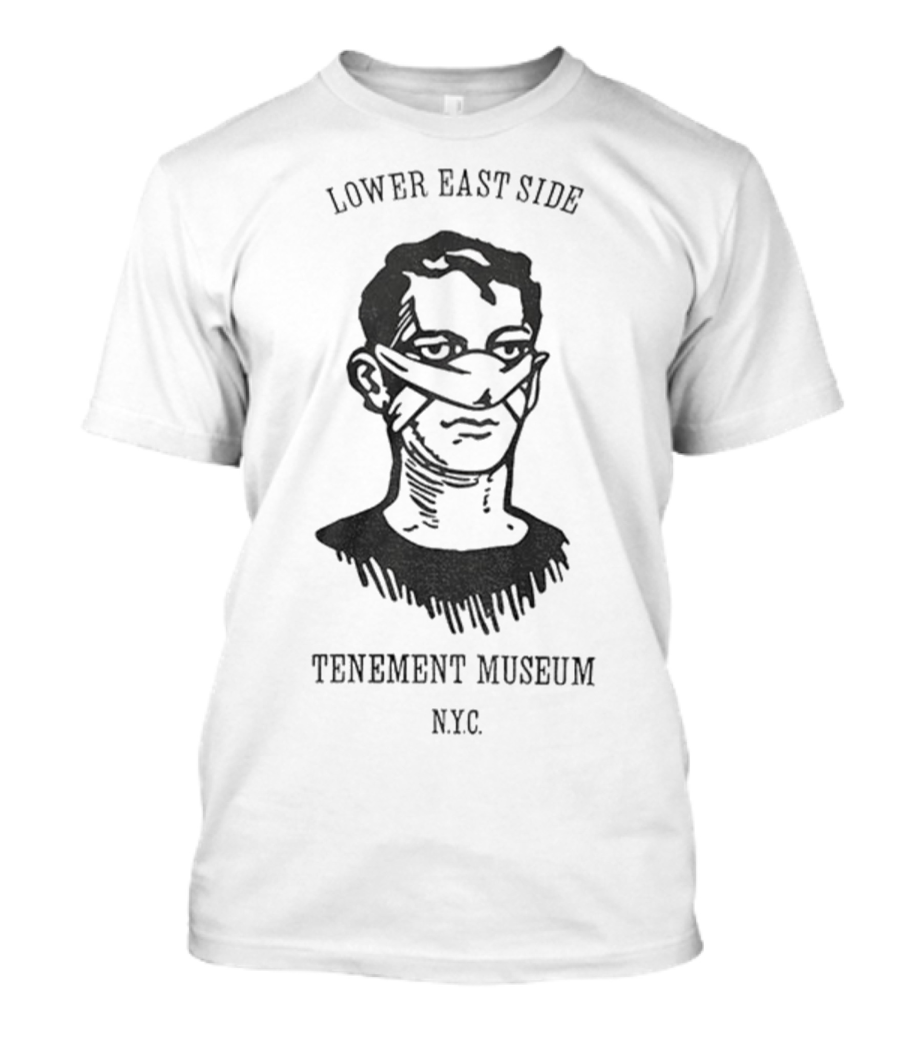 Lower East Side Tenement Museum NYC Vintage Portrait T-Shirt