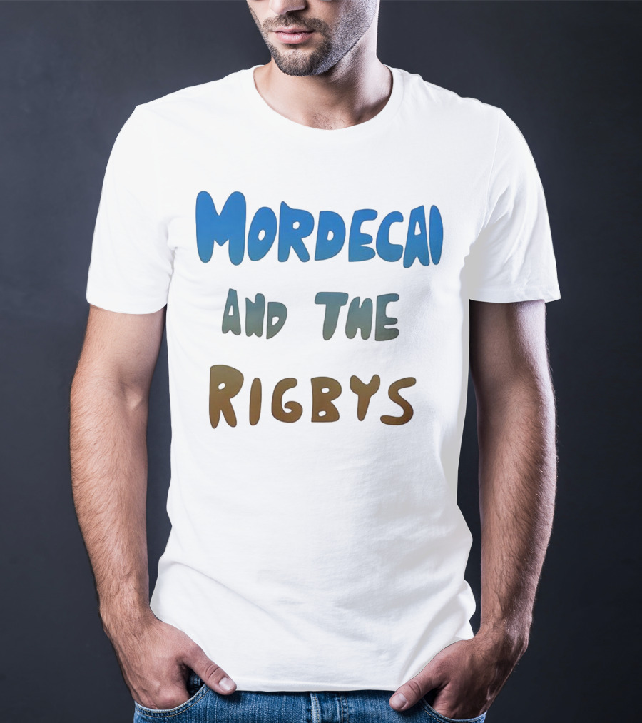 Mordecai And The Rigbys Regular Show Cartoon Character T-Shirt