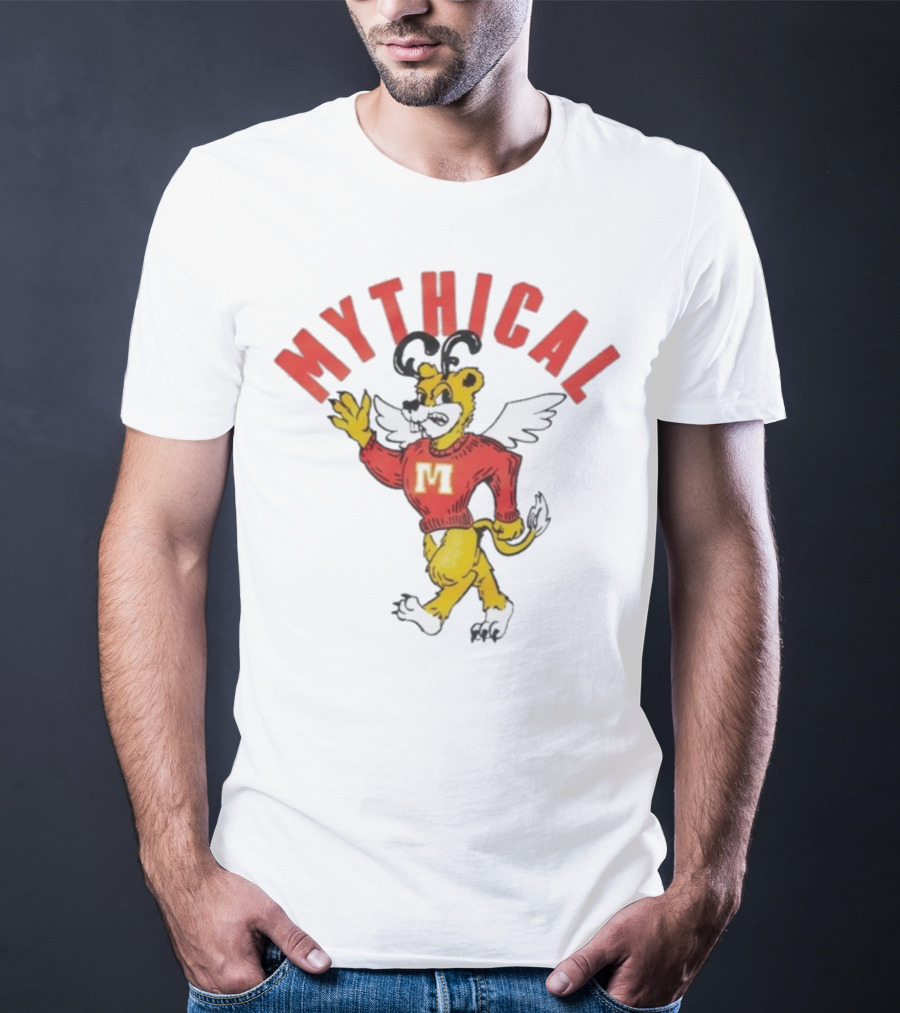 Mythical Randlers Winged Mascot Sweater M T-Shirt