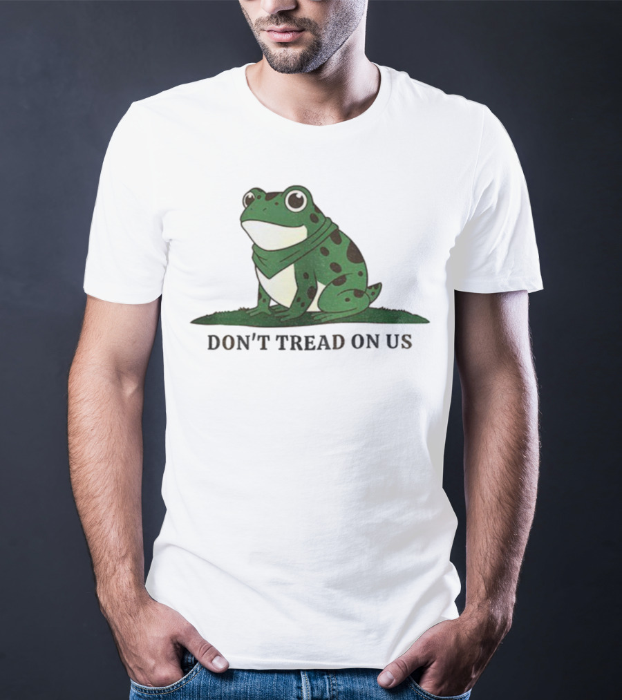 Portland Frog Don't Tread On Us 2025 Political Movement Symbol T-Shirt