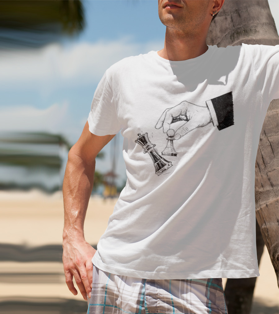 Protest Chess Pawn Topples King No Kings In America Bold Political Statement T-Shirt