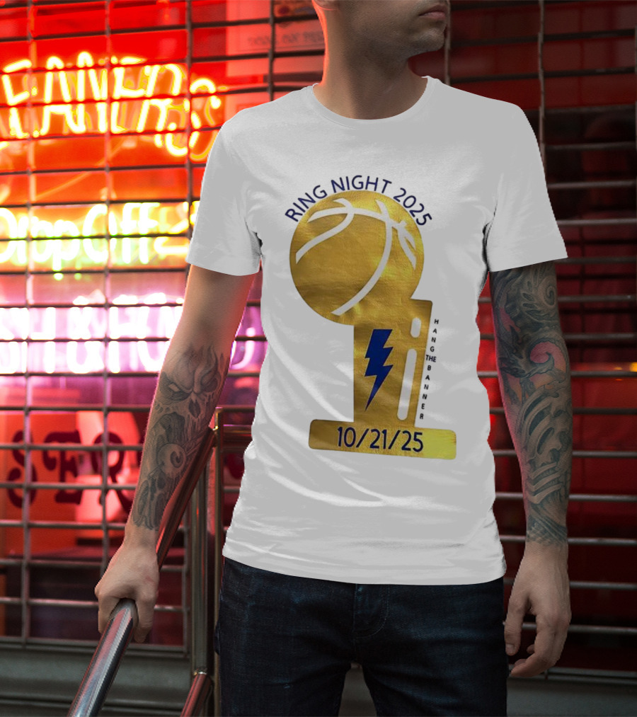Ring Night 2025 Hang The Banner 10/21/25 Championship Celebration T-Shirt