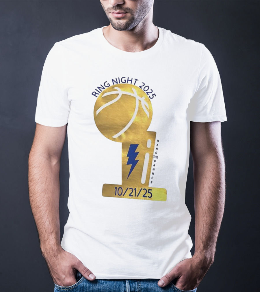 Ring Night 2025 Hang The Banner 10/21/25 Championship Celebration T-Shirt