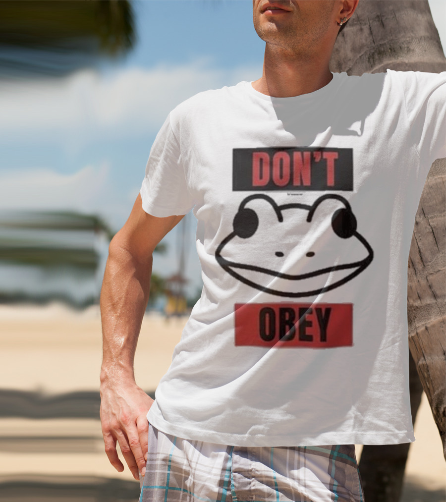 Don’t Obey Frog Resistance Portland T-Shirt