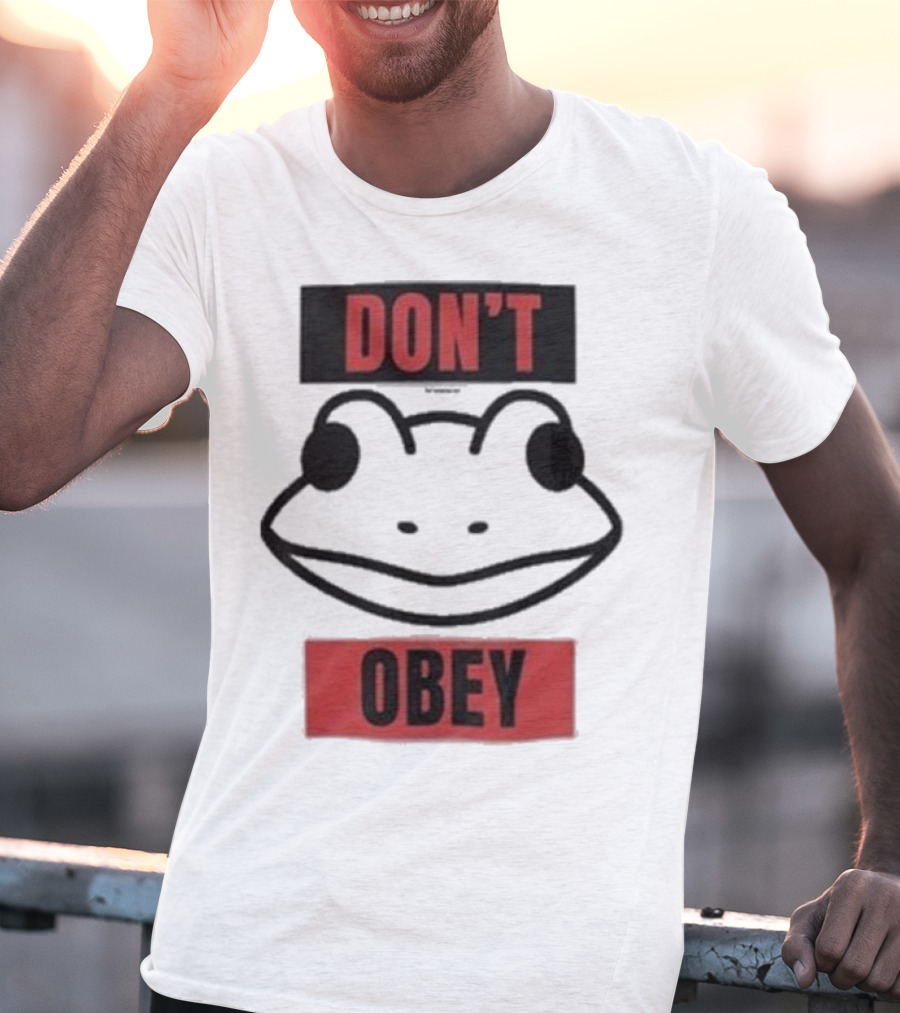 Don’t Obey Frog Resistance Portland T-Shirt