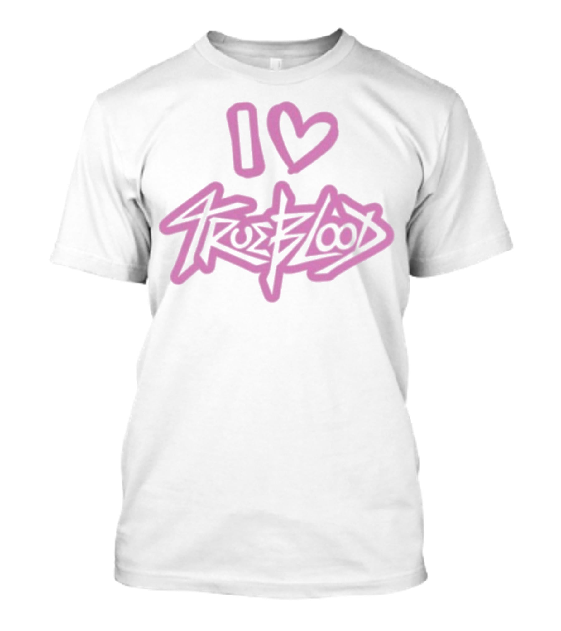I Love Trueblood Pink Graffiti Style T-Shirt