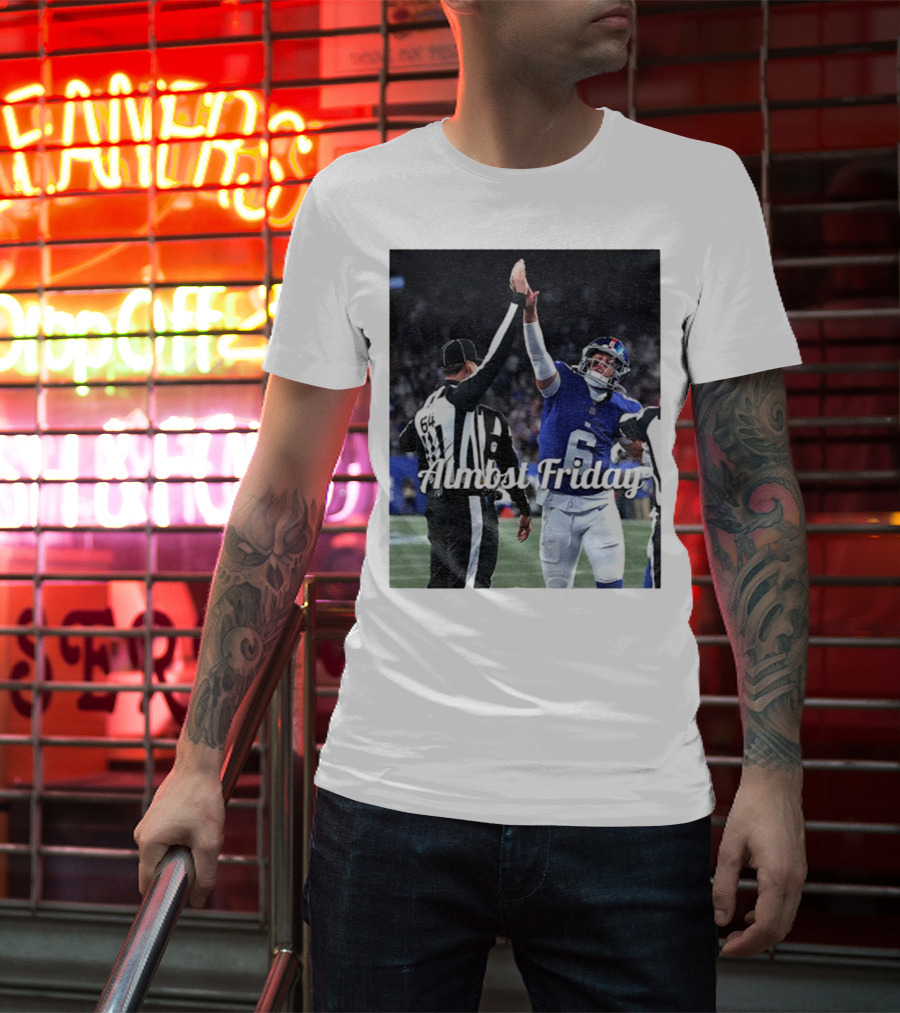 Almost Friday Jaxson Dart High Five Celebration T-Shirt