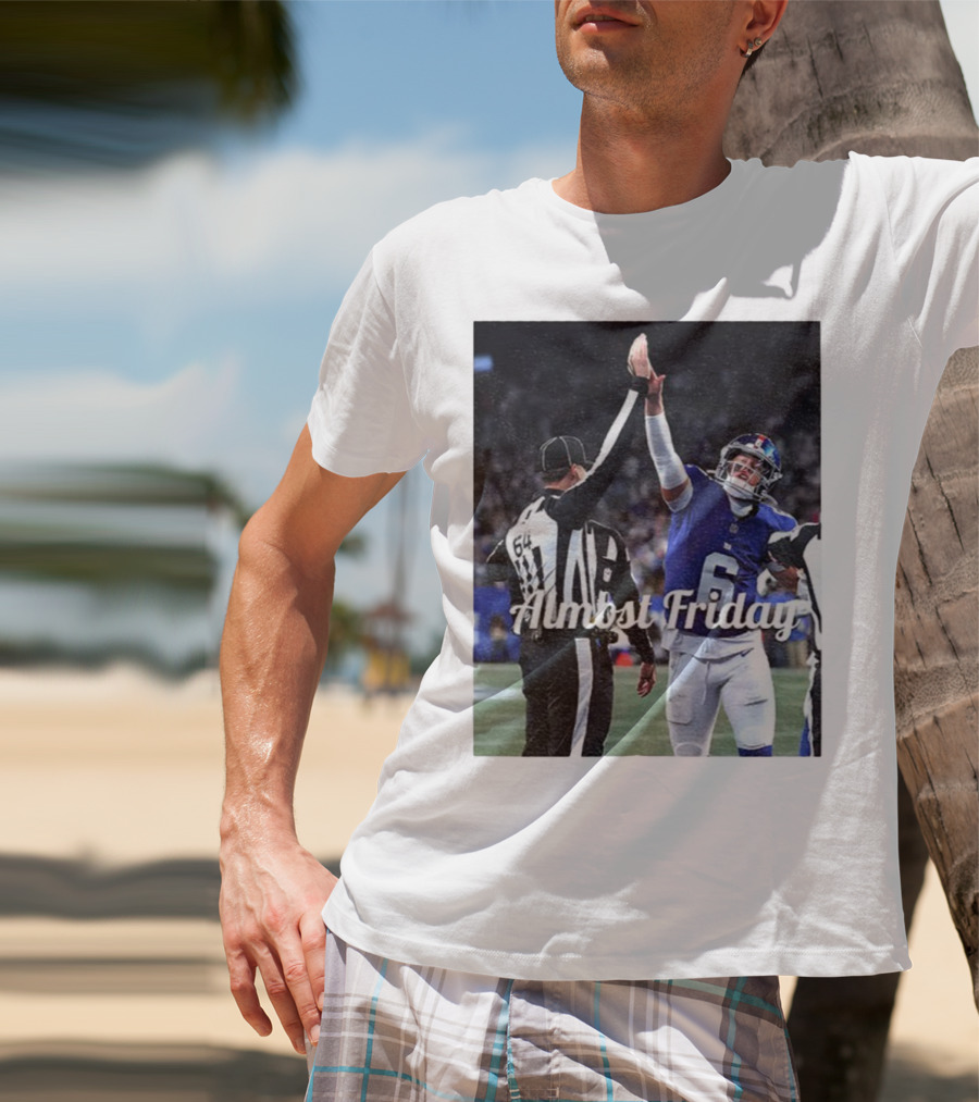 Almost Friday Jaxson Dart High Five Celebration T-Shirt