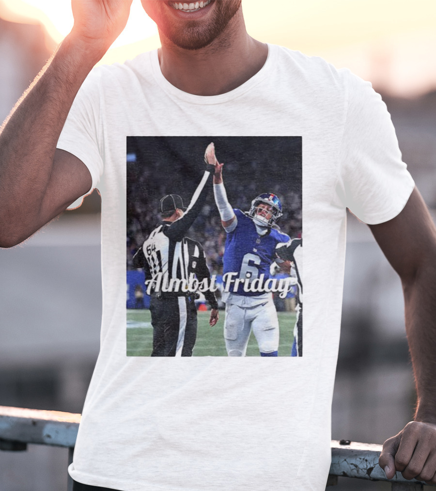 Almost Friday Jaxson Dart High Five Celebration T-Shirt