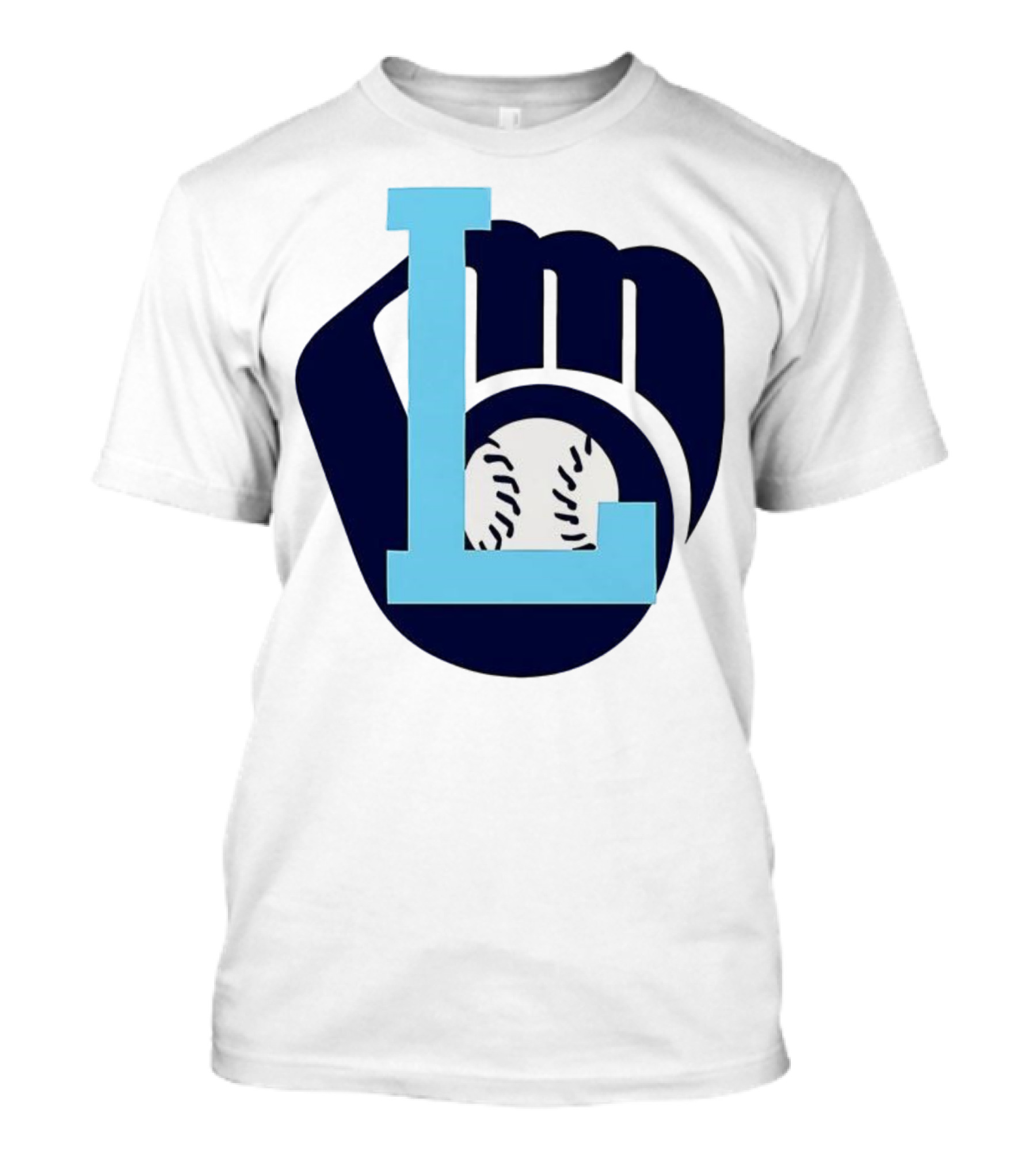 Milwaukee Brewers Baseball Glove L Monogram T-Shirt