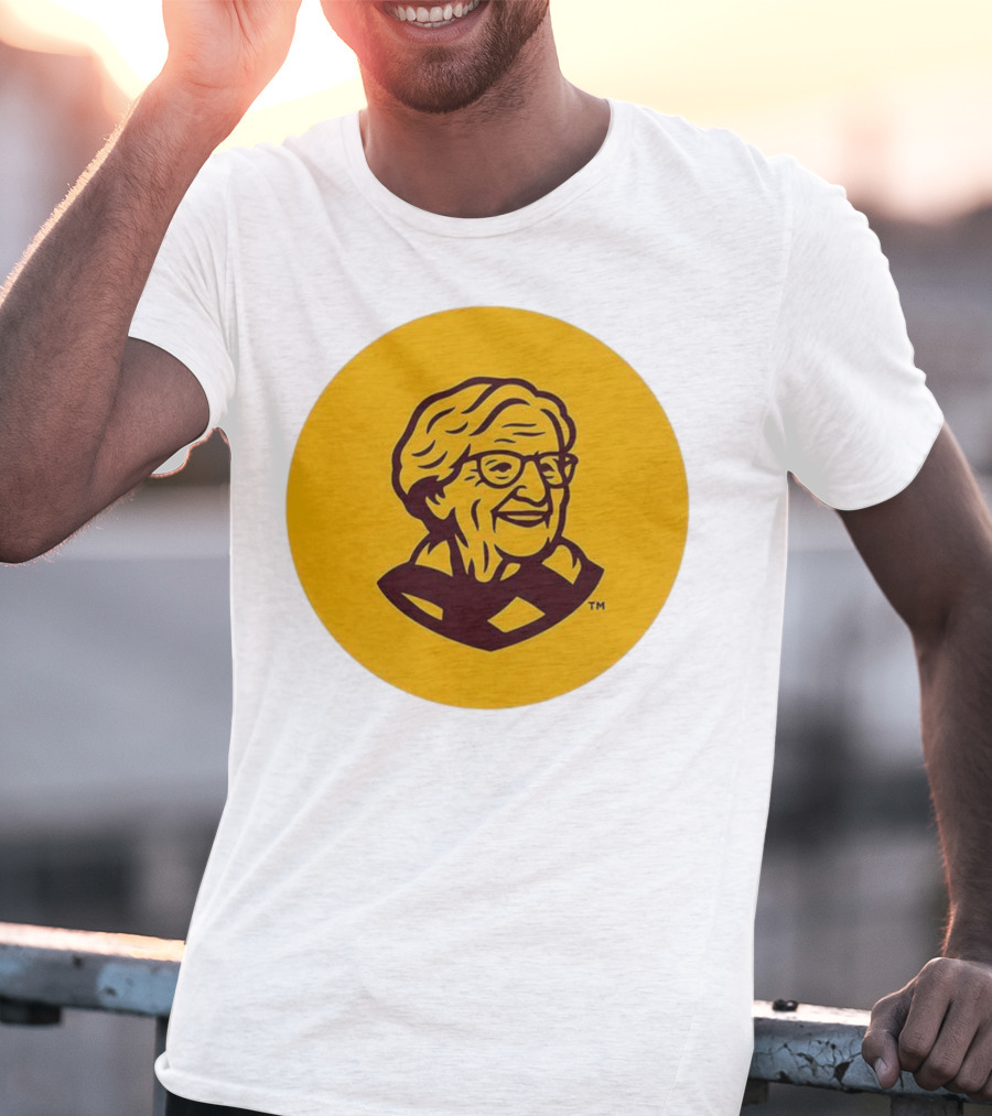 Loyola Chicago Sister Jean Trademark Icon Yellow T-Shirt