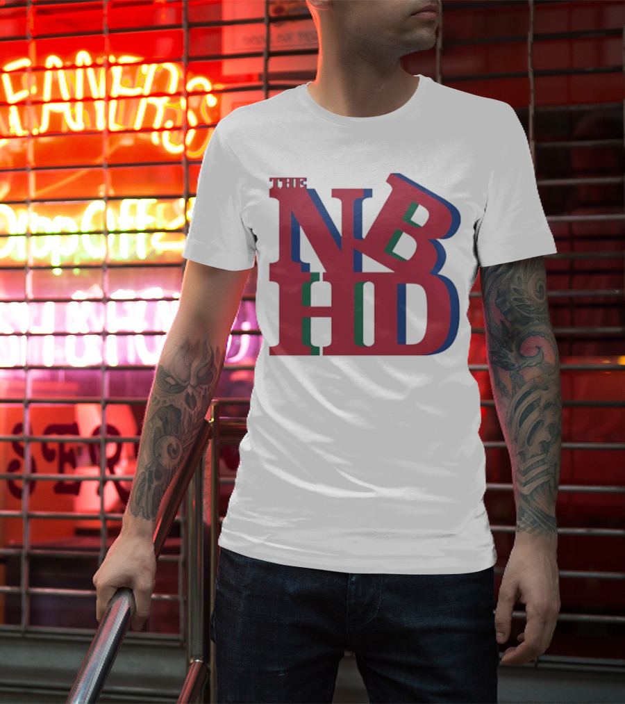The Neighbourhood NBHD Text Layered Style T-Shirt