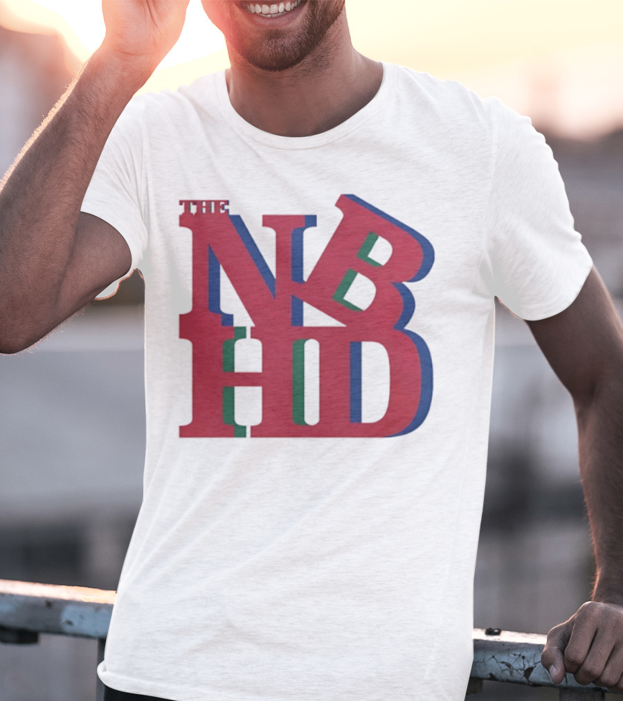 The Neighbourhood NBHD Text Layered Style T-Shirt