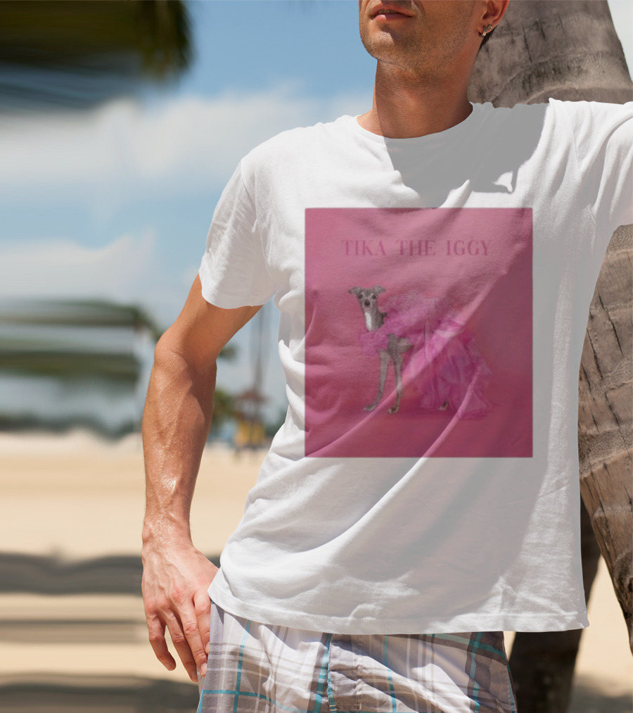 Tika The Iggy Pink Ruffle Fashion Tour T-Shirt