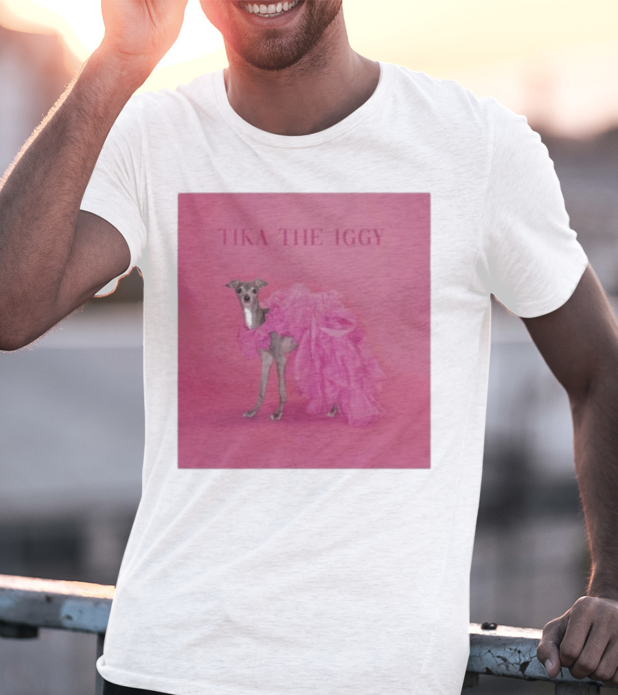 Tika The Iggy Pink Ruffle Fashion Tour T-Shirt