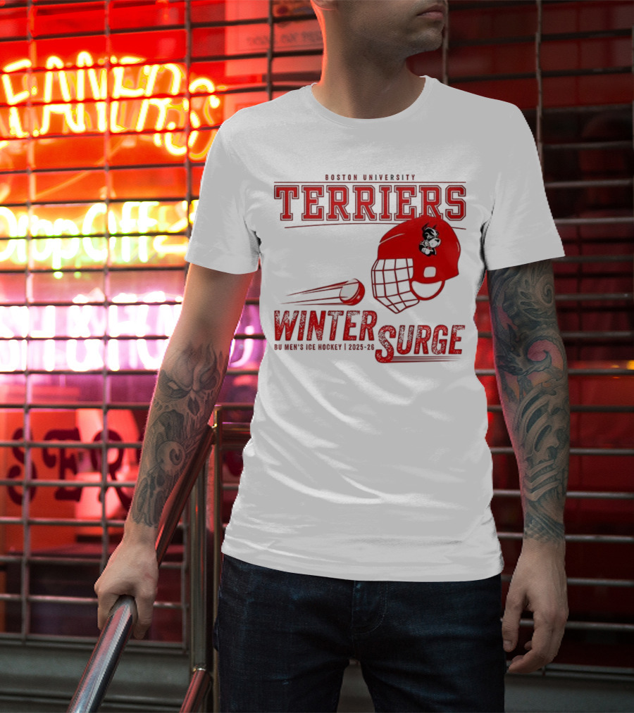 Boston Terriers Hockey Winter Surge 2009-2010 T-Shirt