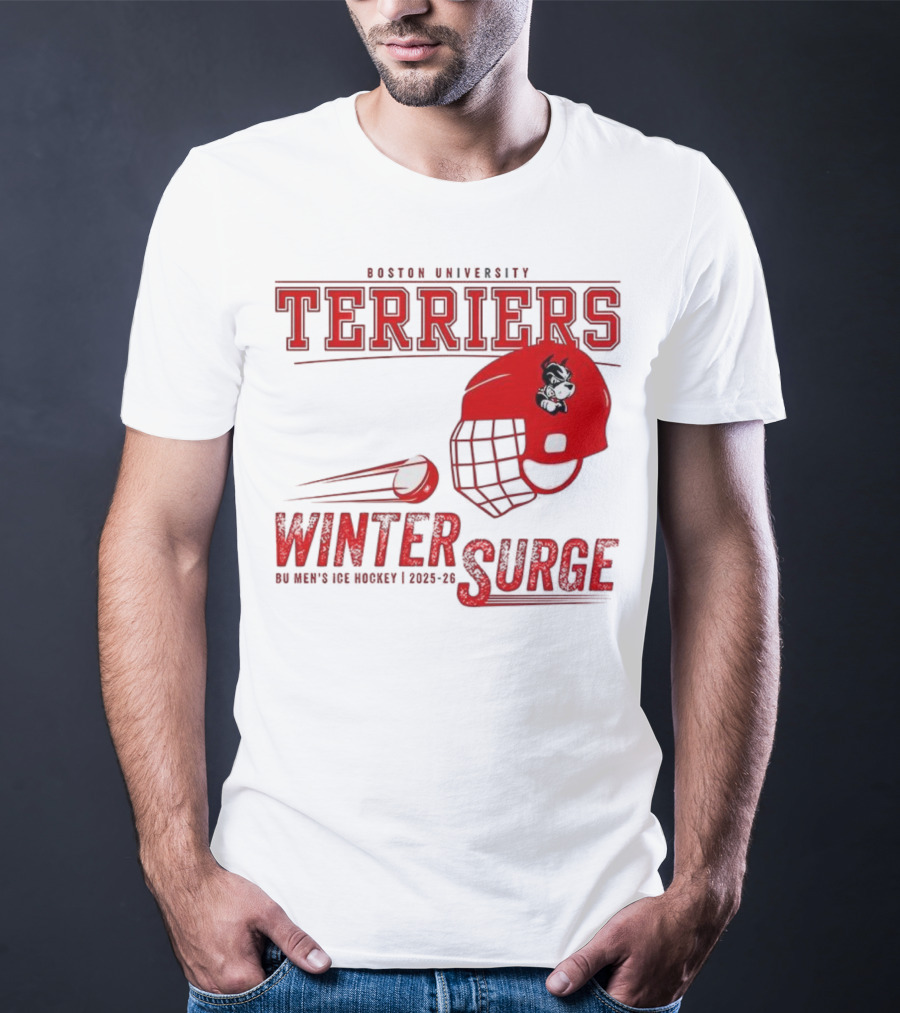 Boston Terriers Hockey Winter Surge 2009-2010 T-Shirt