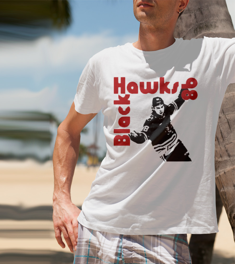 Chicago Blackhawks 98 NHL Hockey Player Celebration T-Shirt