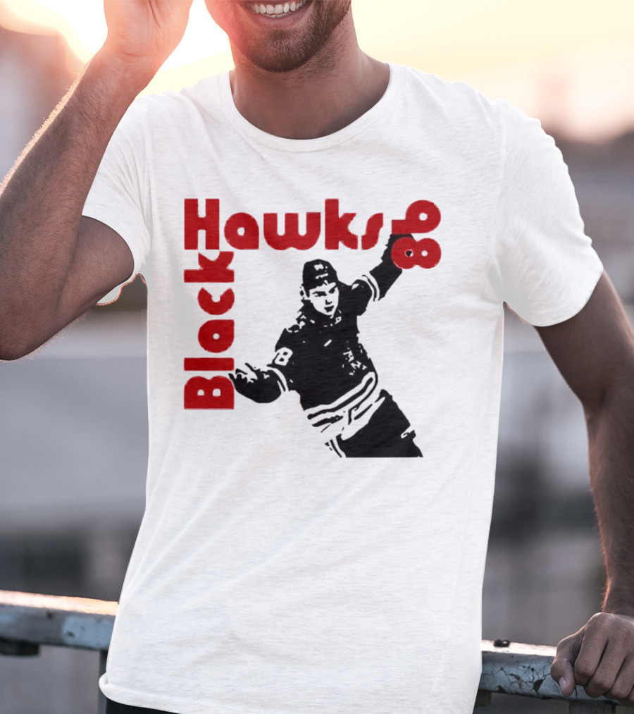 Chicago Blackhawks 98 NHL Hockey Player Celebration T-Shirt