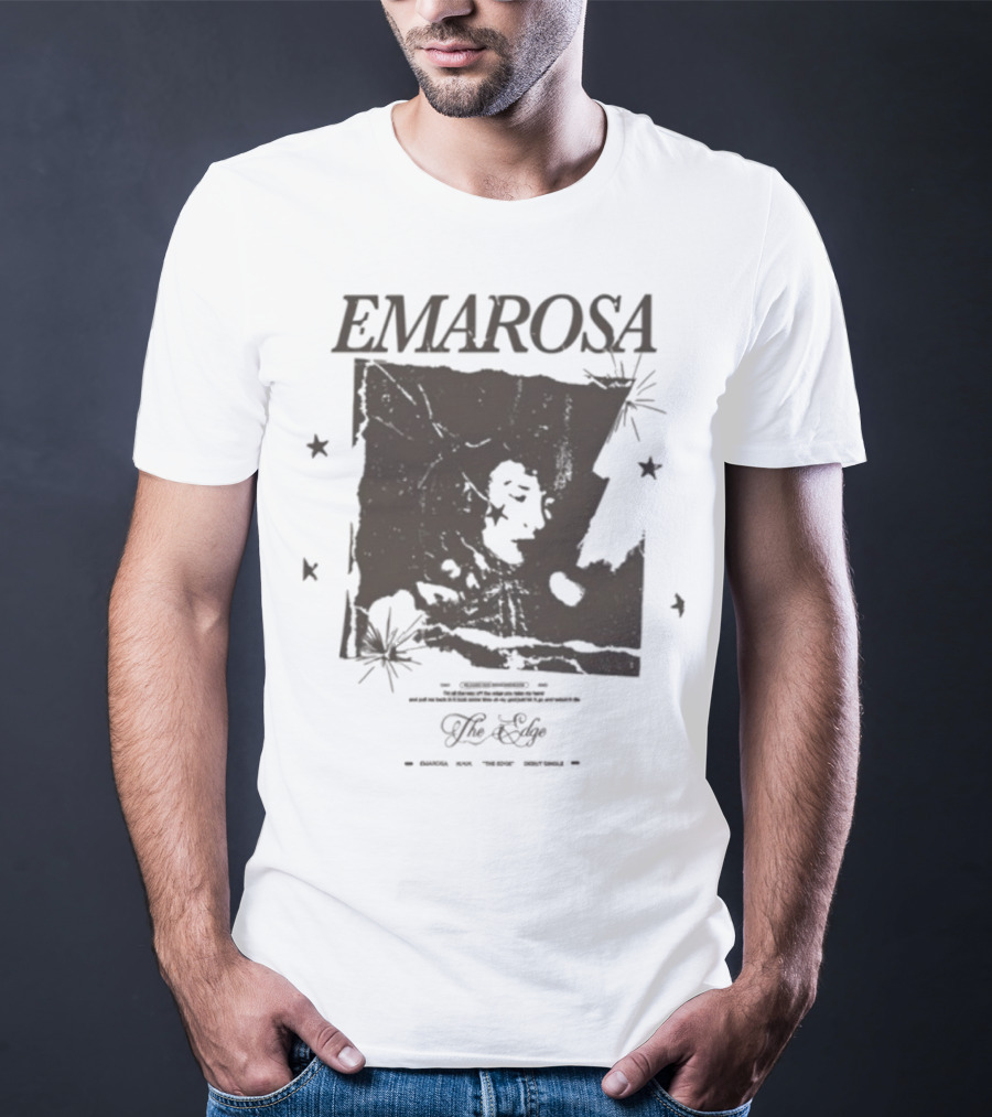 Emarosa The Edge Stars And Map Vintage Style T-Shirt