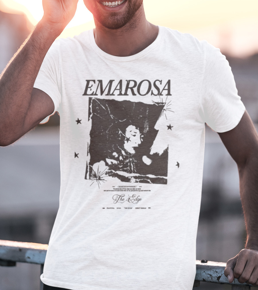 Emarosa The Edge Stars And Map Vintage Style T-Shirt