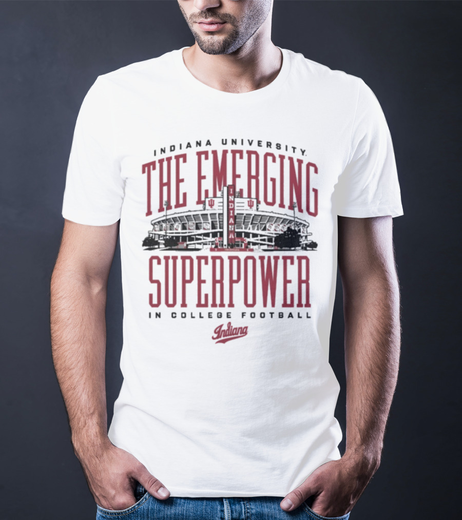 Indiana University The Emerging Superpower In College Football Hoosiers T-Shirt