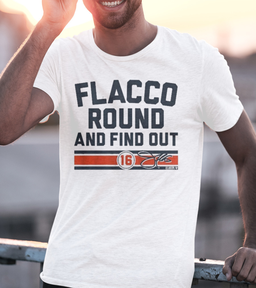 Flacco Round And Find Out 16 NFLPA Cincinnati Bengals T-Shirt