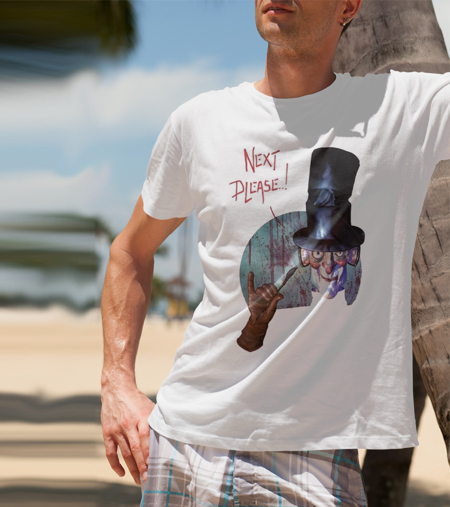 John Bolton1989 Next Please Horror Graffiti Halloween T-Shirt