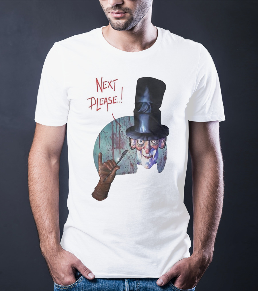 John Bolton1989 Next Please Horror Graffiti Halloween T-Shirt