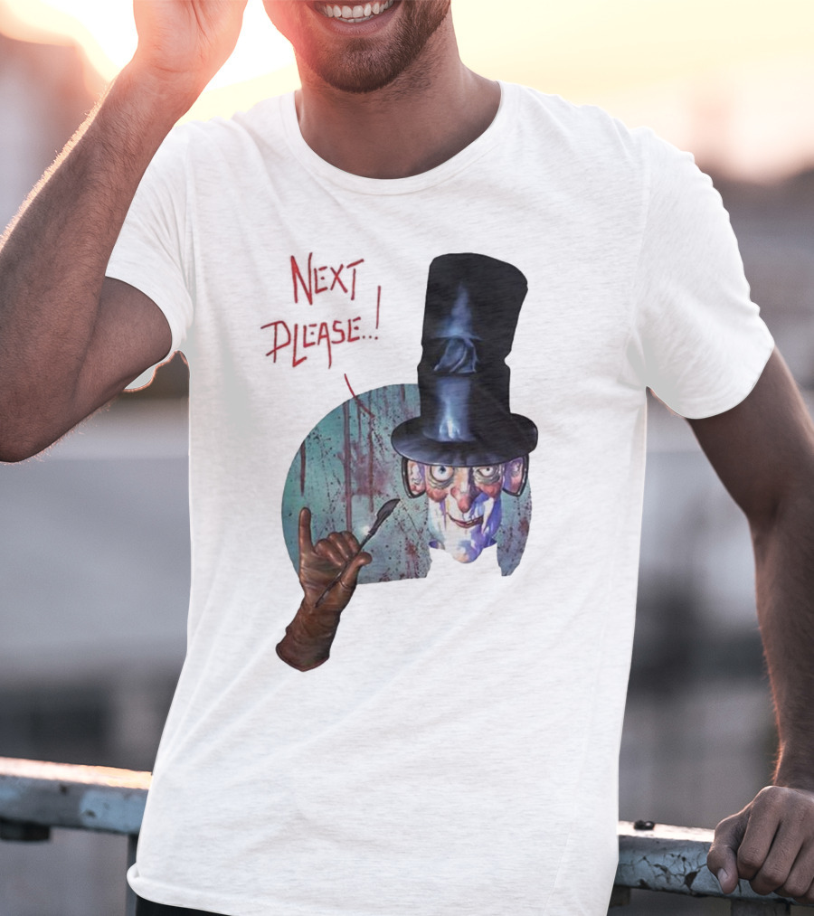 John Bolton1989 Next Please Horror Graffiti Halloween T-Shirt