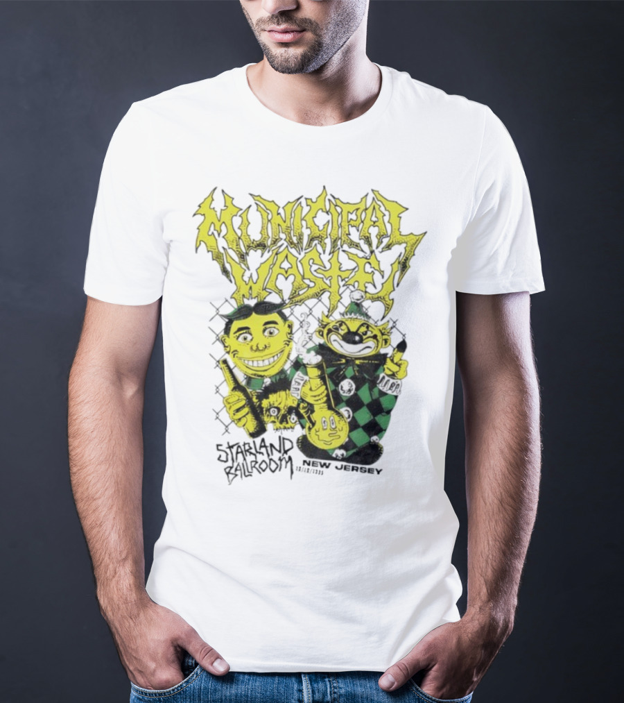 Municipal Waste Toxic Characters New Jersey Event 2023 T-Shirt