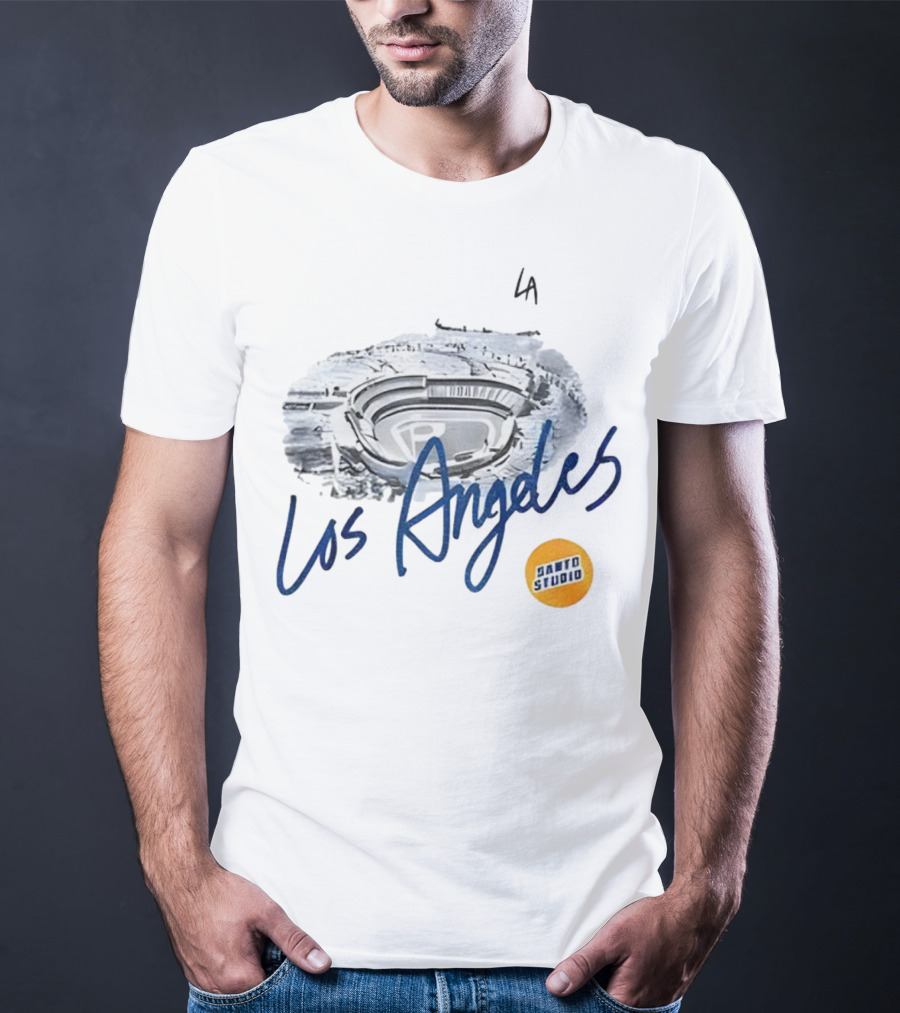 Los Angeles Dodger Stadium Vintage Jarto Studio 1883 Heritage T-Shirt