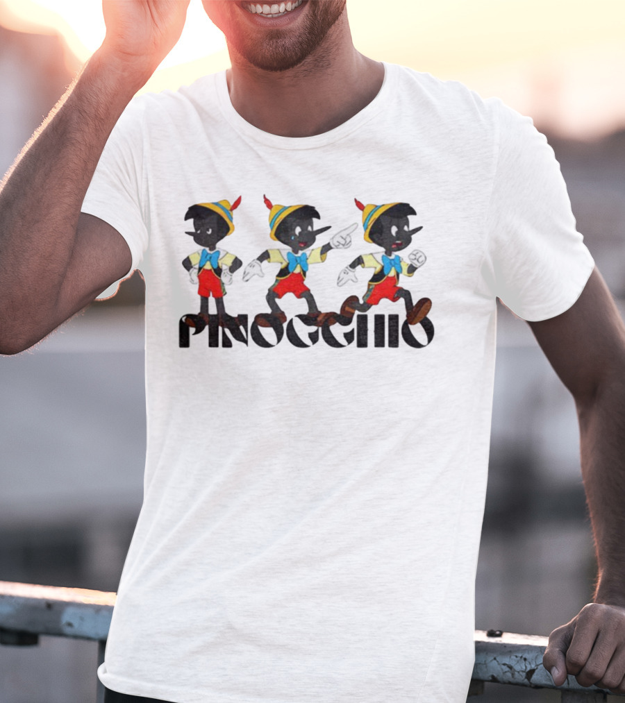 Pinocchio Trio Adventure Classic Disney Character Vintage Style T-Shirt