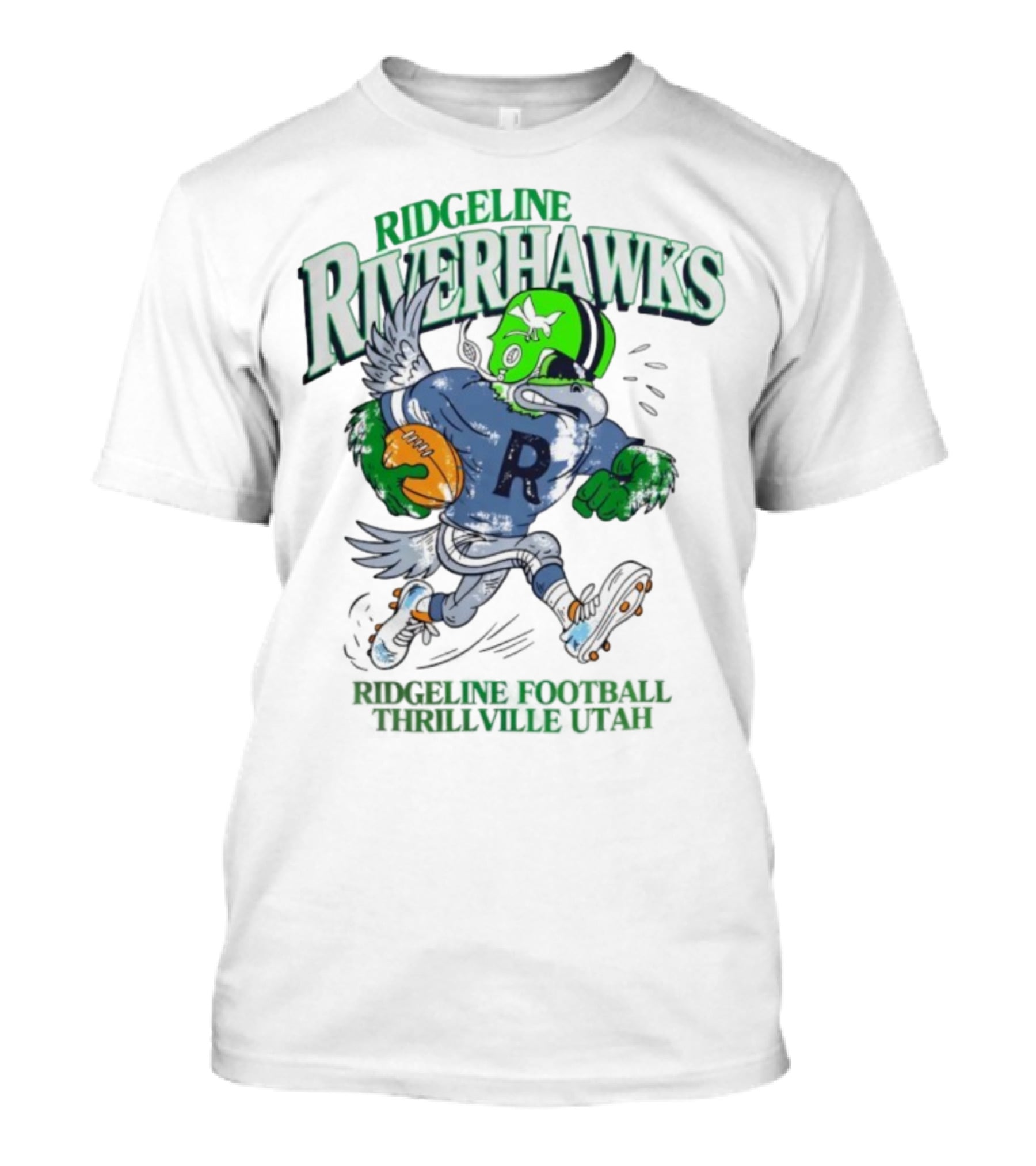 Ridgeline Riverhawks Football Thrillville Utah T-Shirt