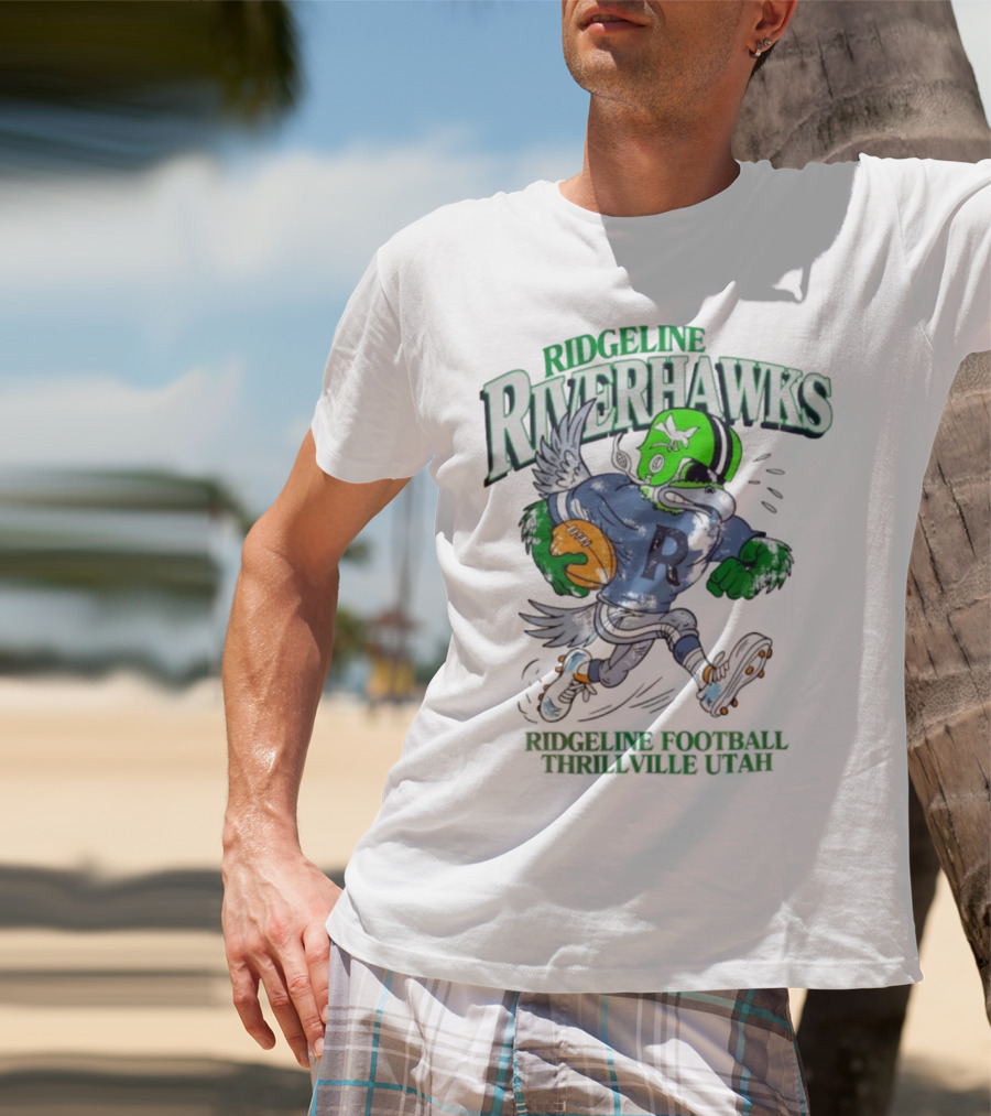 Ridgeline Riverhawks Football Thrillville Utah T-Shirt