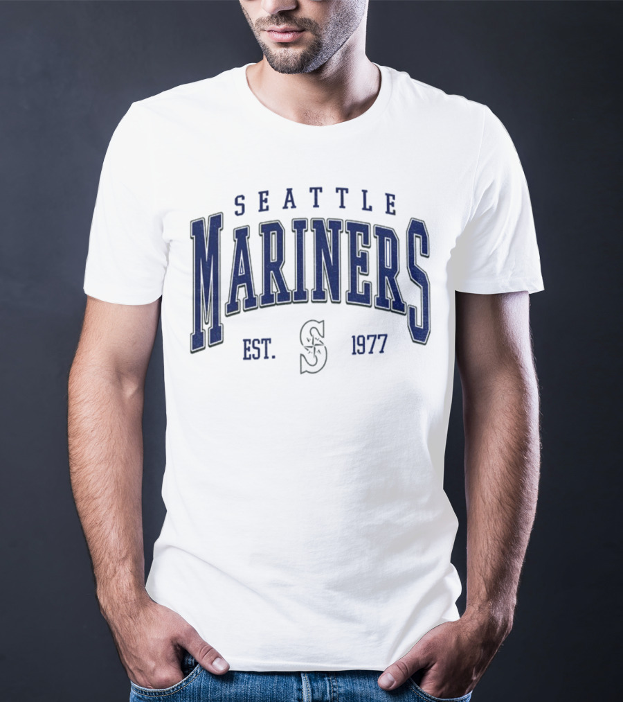 Seattle Mariners Est 1977 Vintage MLB Baseball T-Shirt