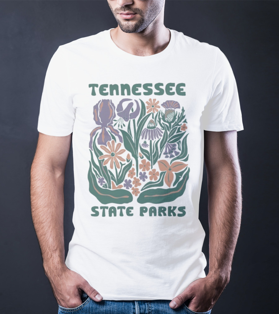 Tennessee State Parks Flowers Wildflower Collection T-Shirt