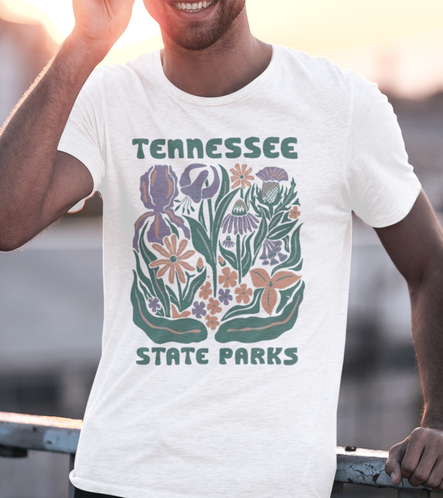 Tennessee State Parks Flowers Wildflower Collection T-Shirt