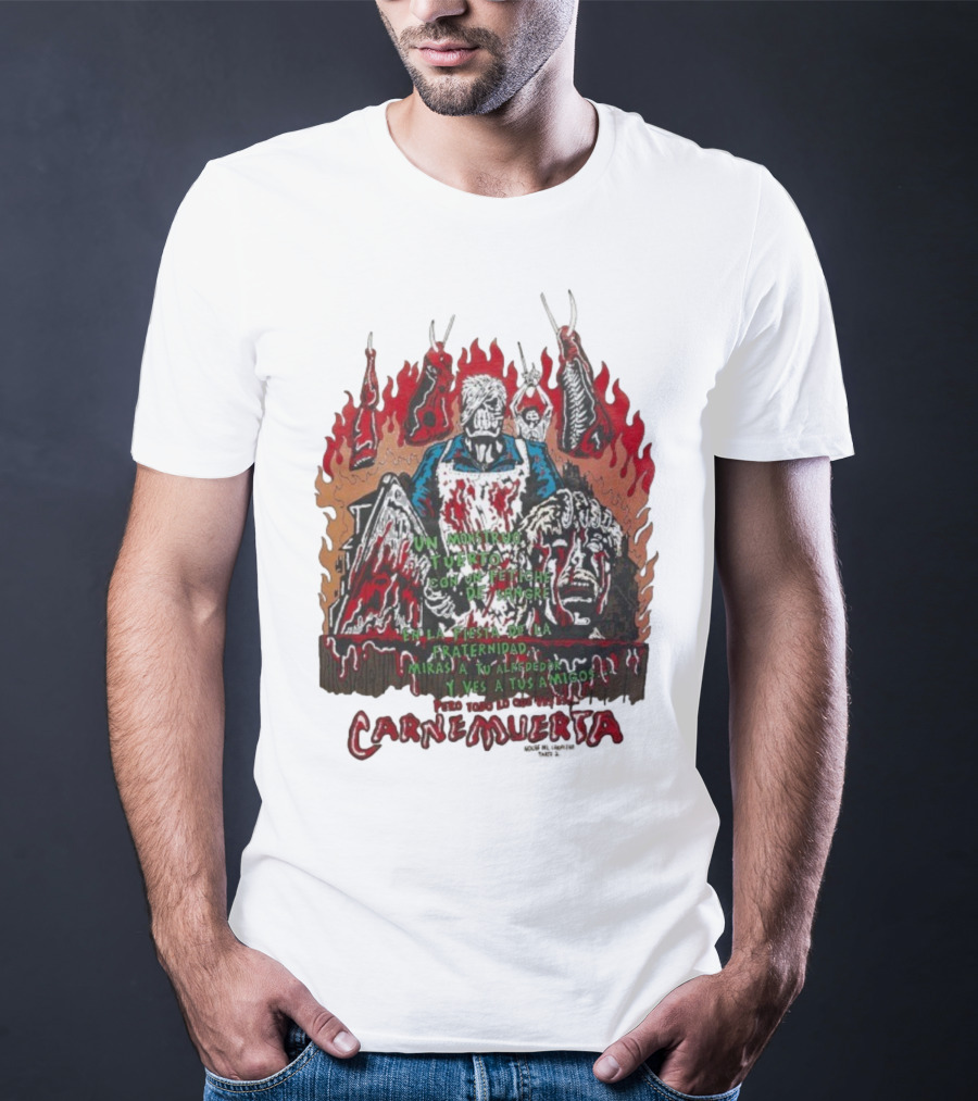Carne Muerta Halloween Sangre Fraternidad Monstruo T-Shirt