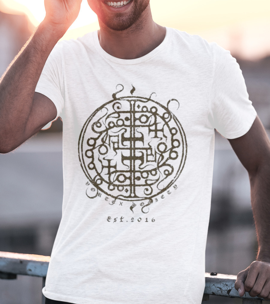Gaerea Sigil Est. 2016 Circular Symbol Intricate Design T-Shirt