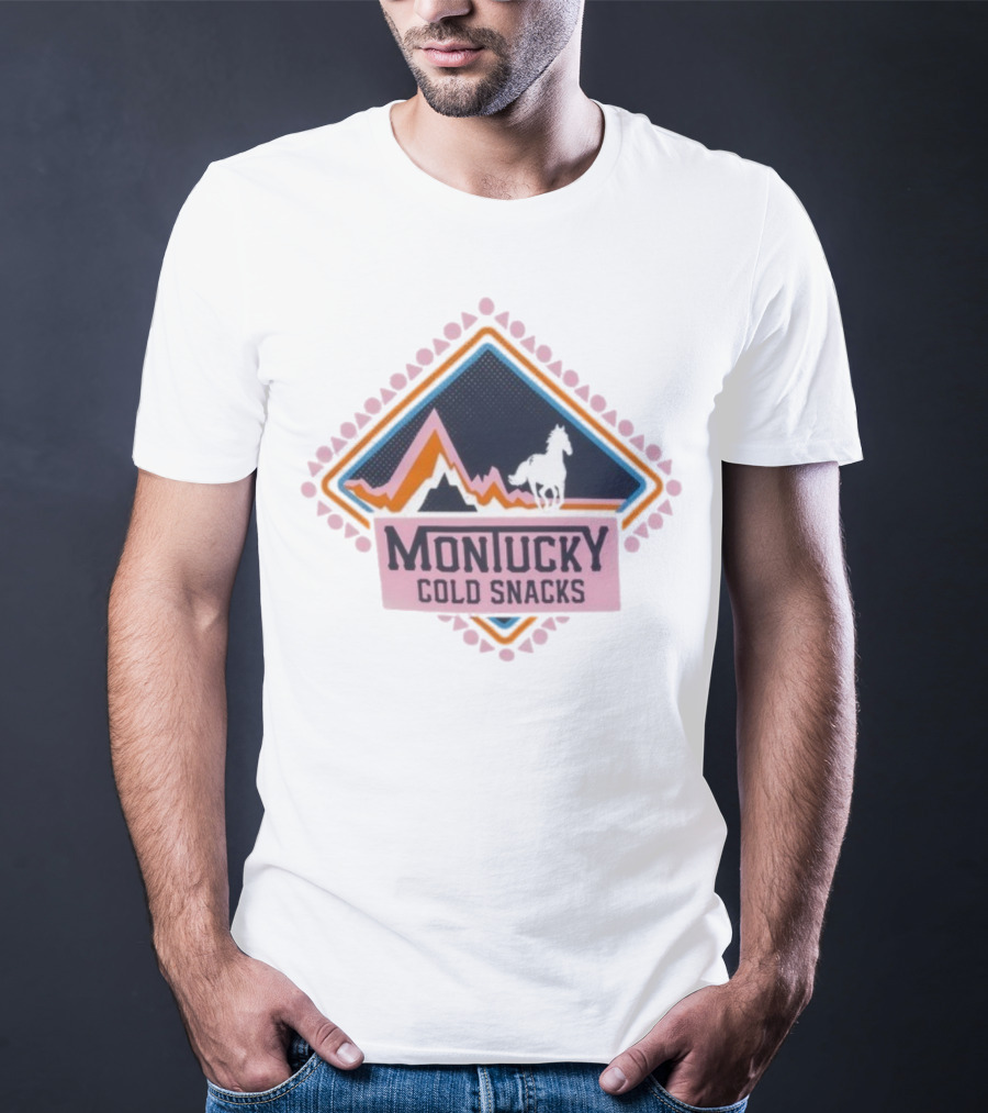 Montucky Cold Snacks Mountain Horse Diamond Scene T-Shirt