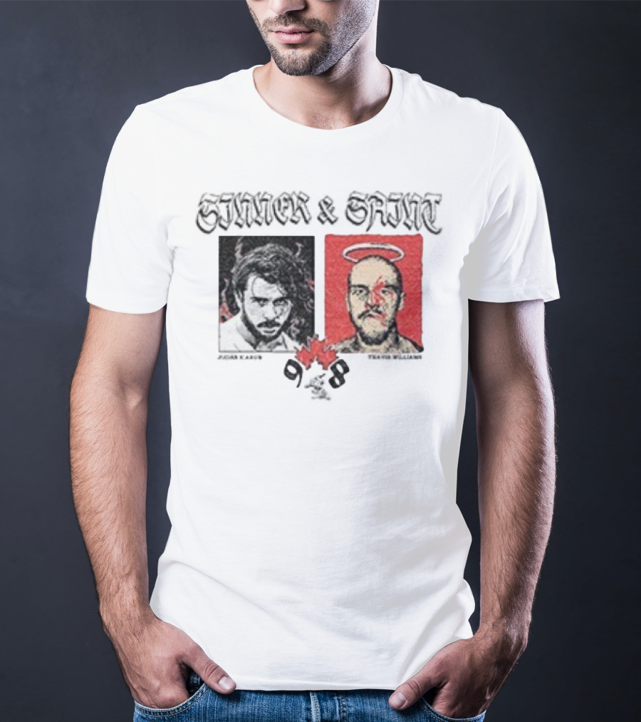 Sinner Saint Judas Icarus Travis Williams Canadian Wrestling Portraits T-Shirt
