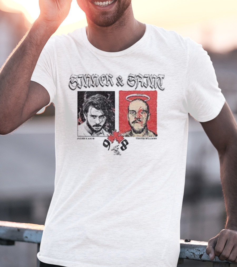Sinner Saint Judas Icarus Travis Williams Canadian Wrestling Portraits T-Shirt